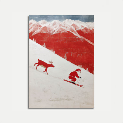 Ski-Abenteuer am Weihnachtsmannberg Poster