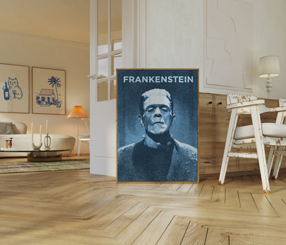 Portrétní plakát Frankensteinova monstra