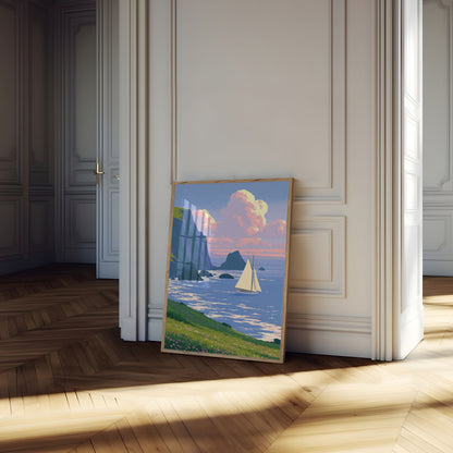 Poster Scogliere Costiere Vela