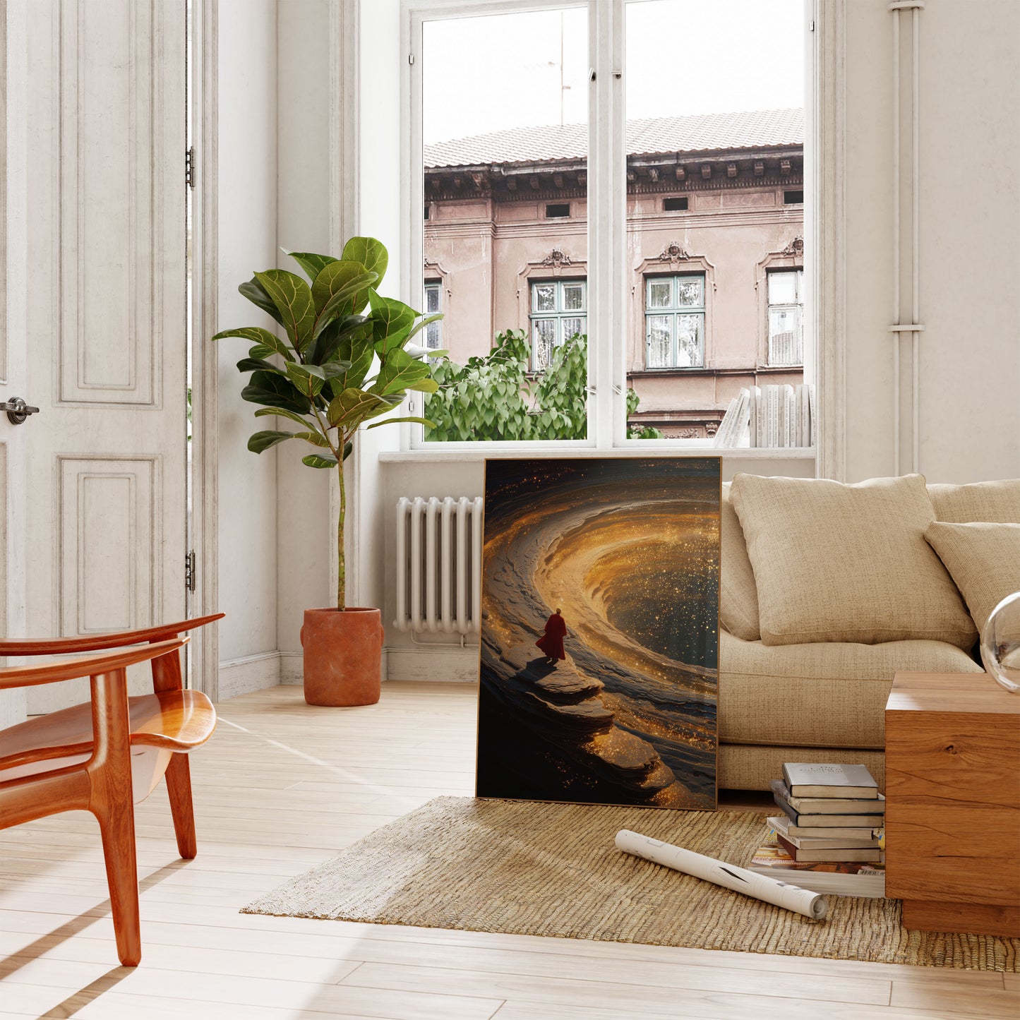 Plakat Kosmicznej Podróży do Złotej Przepaści