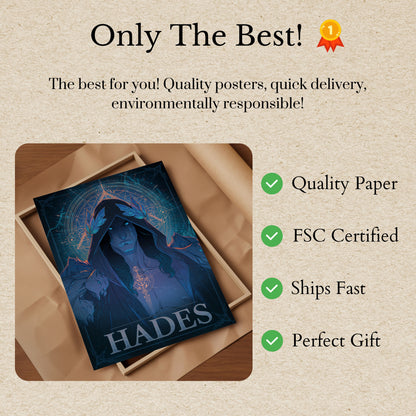 Hades Gott der Unterwelt Poster