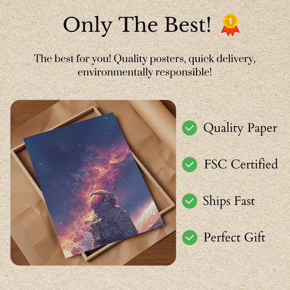 Cosmic Astronaut Dream Poster