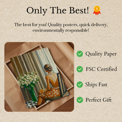 Mosaic Moments Vintage Elegance Poster