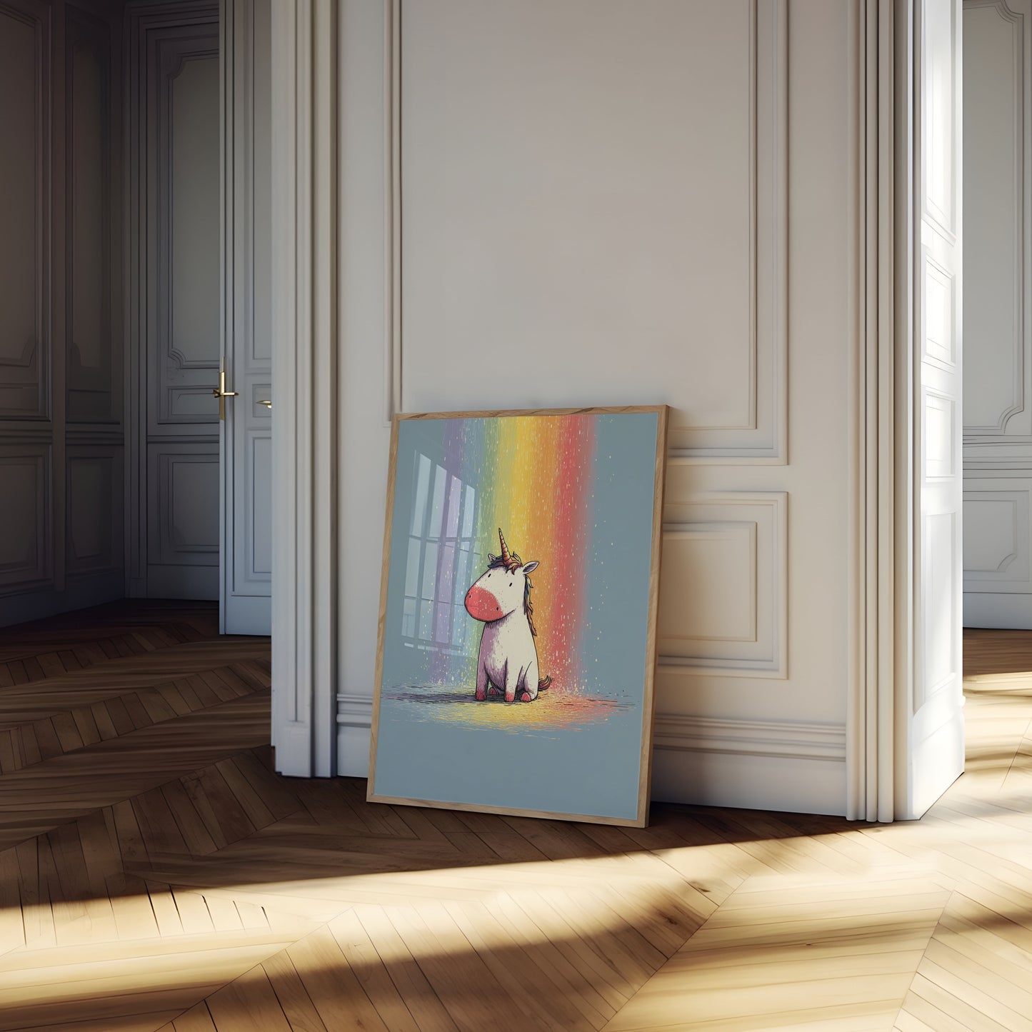 Poster di Magia dell'Unicorno Arcobaleno