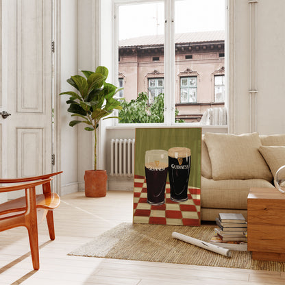 Classic Guinness Pub Art Poster