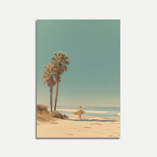 Coastal Surf Paradise Poster