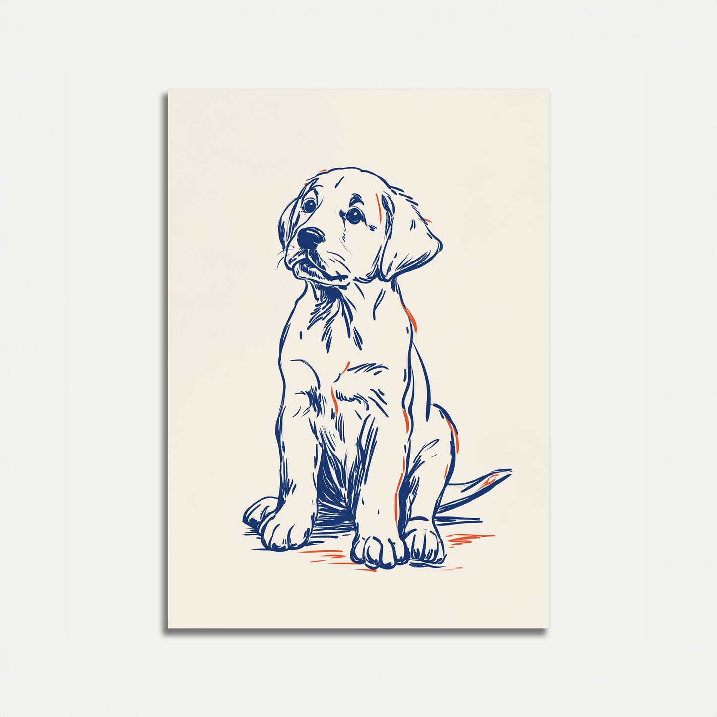 Loyal Companion Sketch Poster