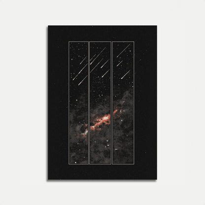 Meteorregn Over Galakse Plakat