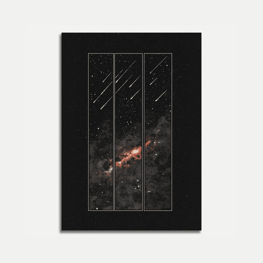 Meteorregn Over Galakse-plakat