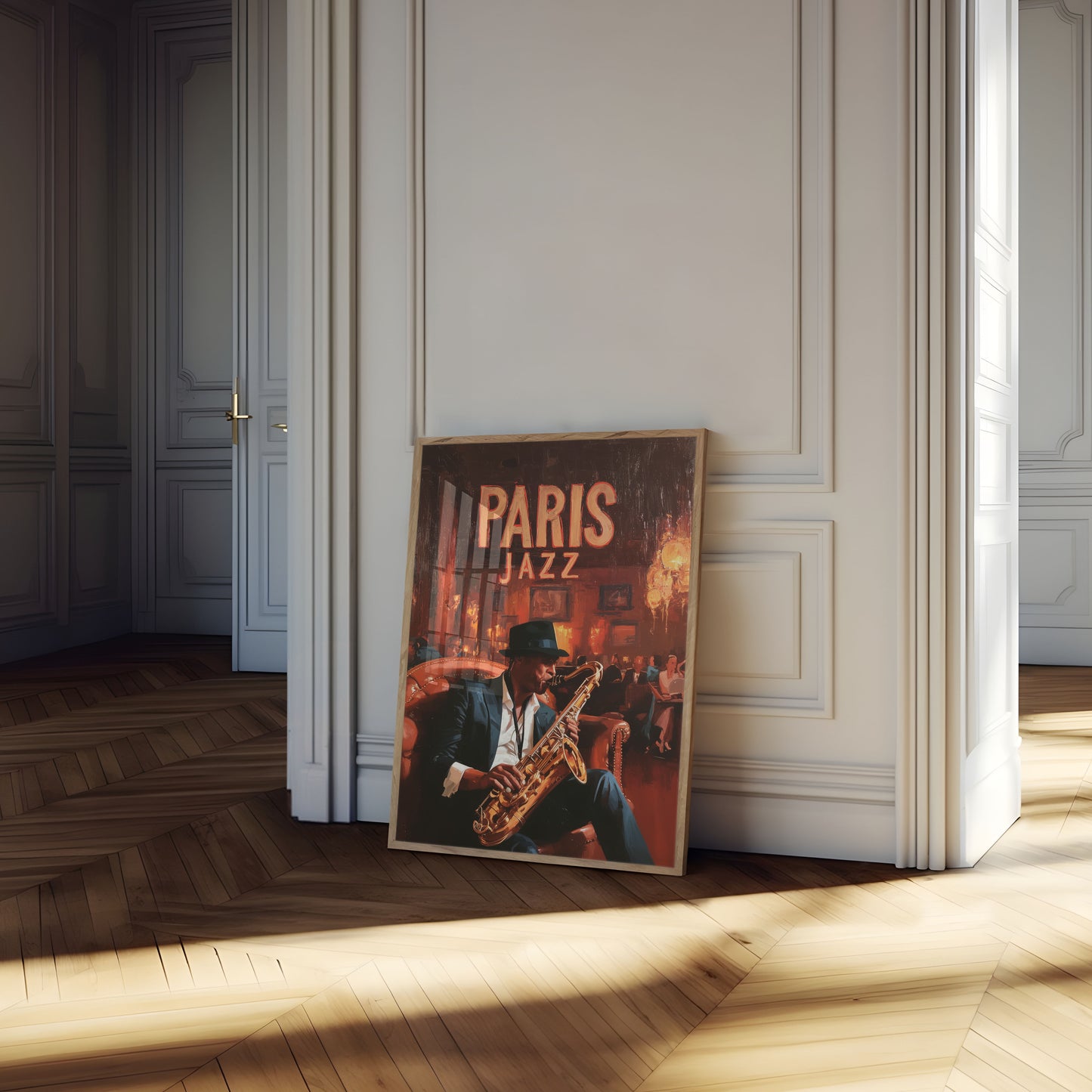 Paris Jazz Club Vintage Poster