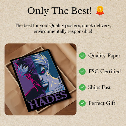 Hádés Bůh podsvětí plakát