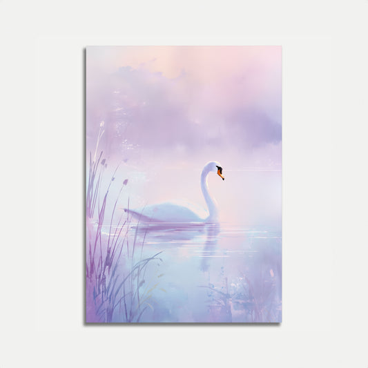 Affiche sereine du Lac des cygnes