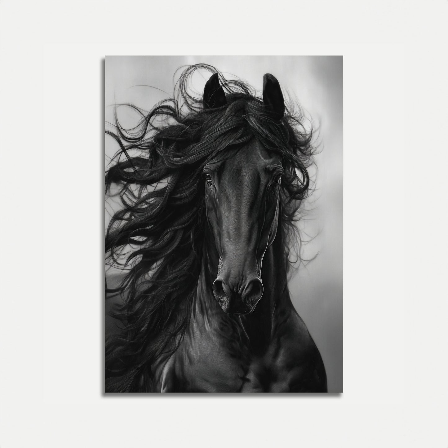 Wild Mane Stallion Poster