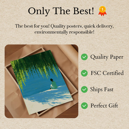 Peaceful Moment by the Water Poster