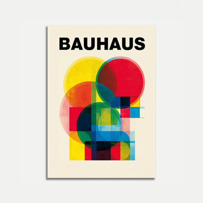 Bauhaus Geometrisch Abstraktes Plakat