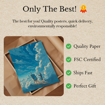 Clouds Artist Sky Painting Poster