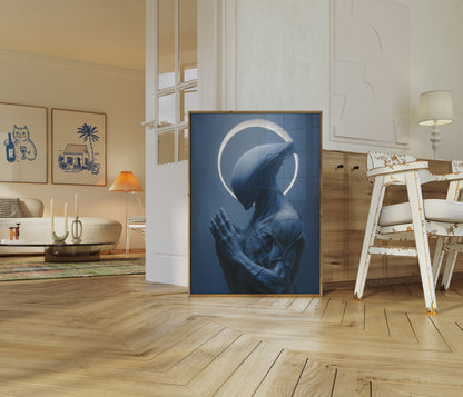 Celestial Alien Meditation Poster