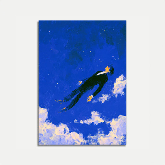 Floating in the Clouds Poster