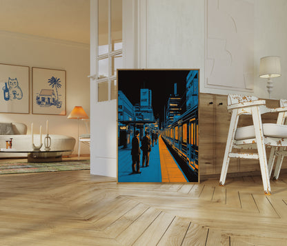 Tokyo Midnight Transit Poster