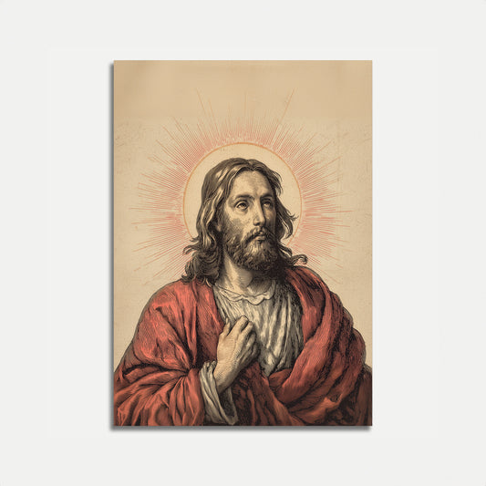 Divine Radiance Christian Poster