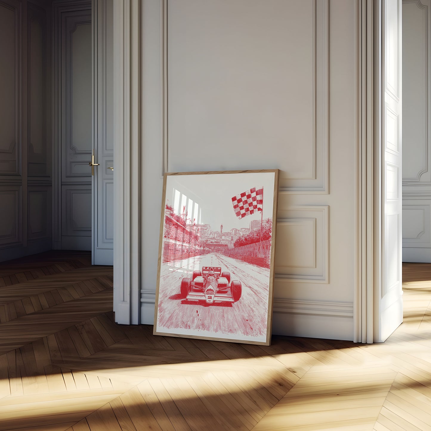 Monaco Grand Prix Racing Poster