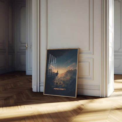 Minecraft Epic Landscape Poster