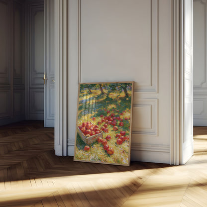 Affiche Récolte Verger d'Été
