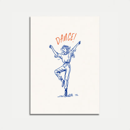 Poster Dans met Vreugde