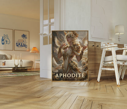 Aphrodite Golden Goddess Poster