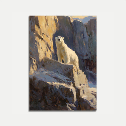 Póster majestuoso del guardián ártico