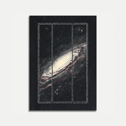 Plakat Galaktyka Spiralna Przez Okno