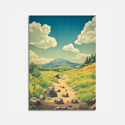 Serene Mountain Path Poster