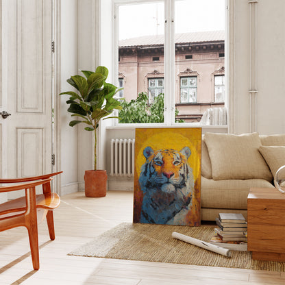 Vibrant Wild Tiger Art Poster