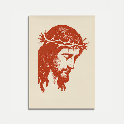Crucifixion Crown of Thorns Poster
