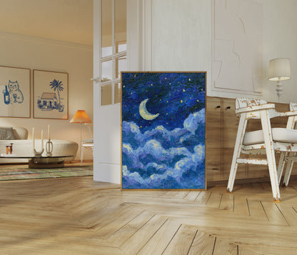 Starry Night Sky Poster