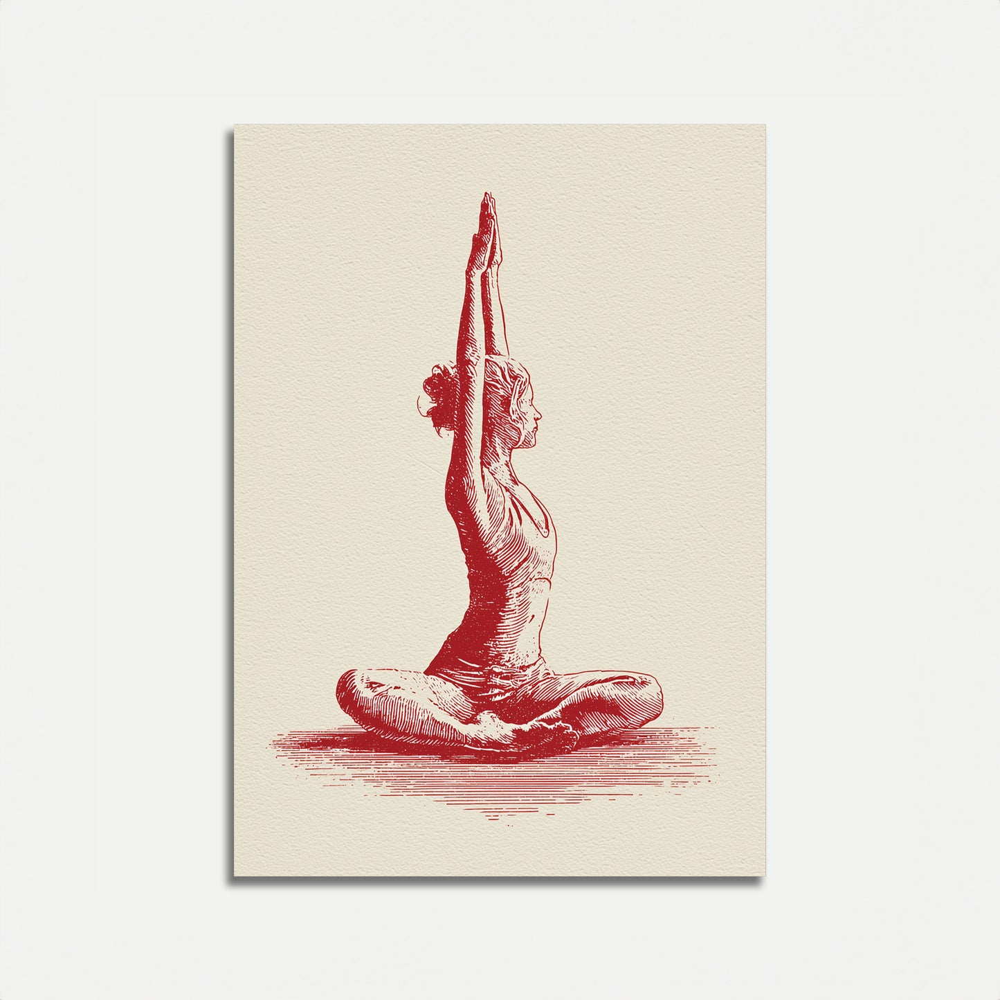 Affiche de yoga et de méditation zen
