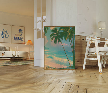 Poster Spiaggia Paradiso Tropicale