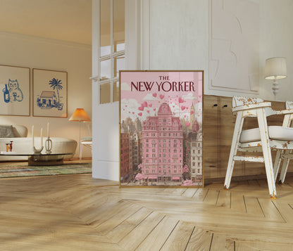 Pink Love in New York Poster