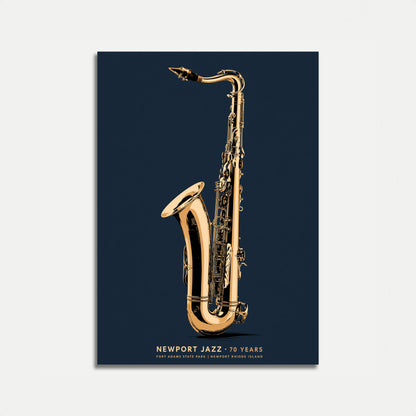 Poster dei 70 anni del Newport Jazz