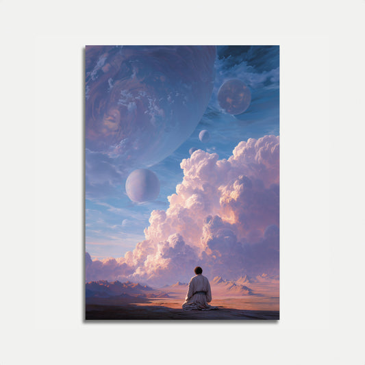 Celestial Meditation Landscape Poster