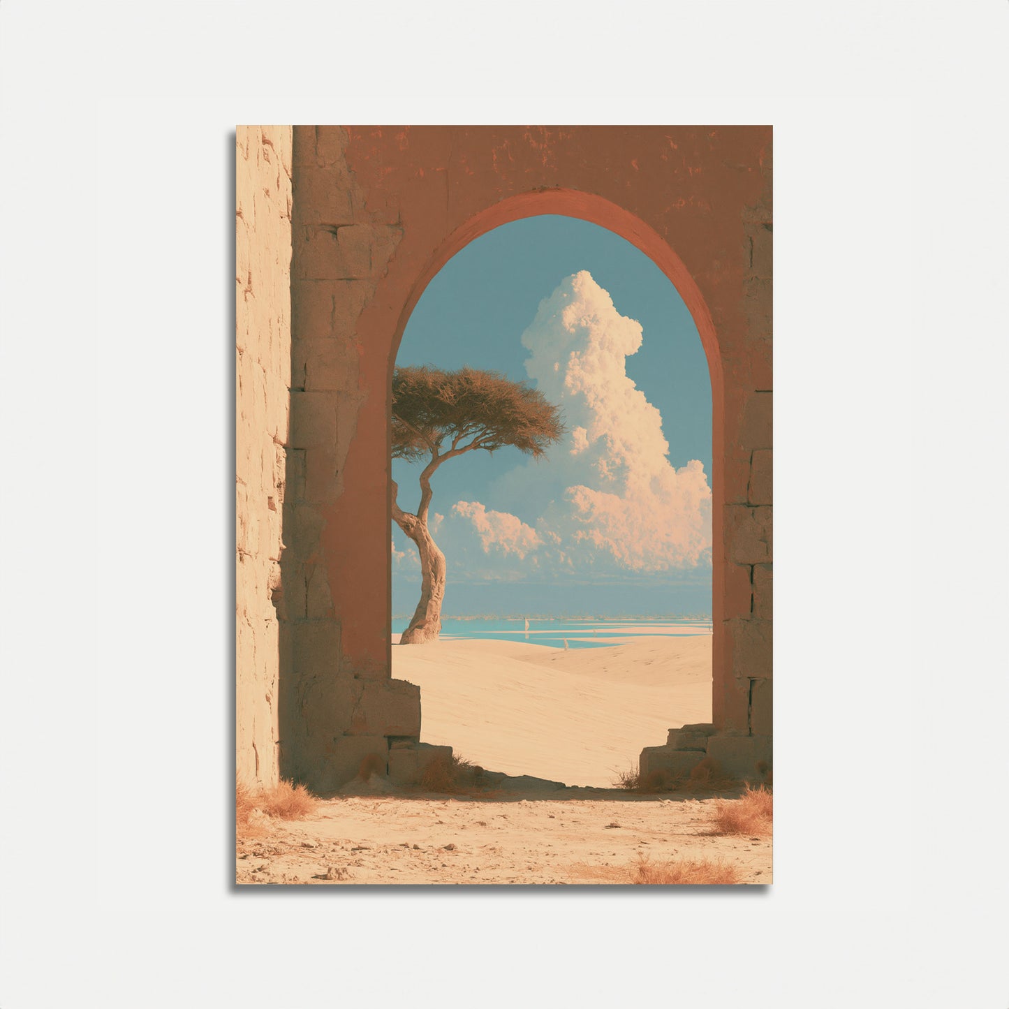Desert Gateway to Paradise Poster