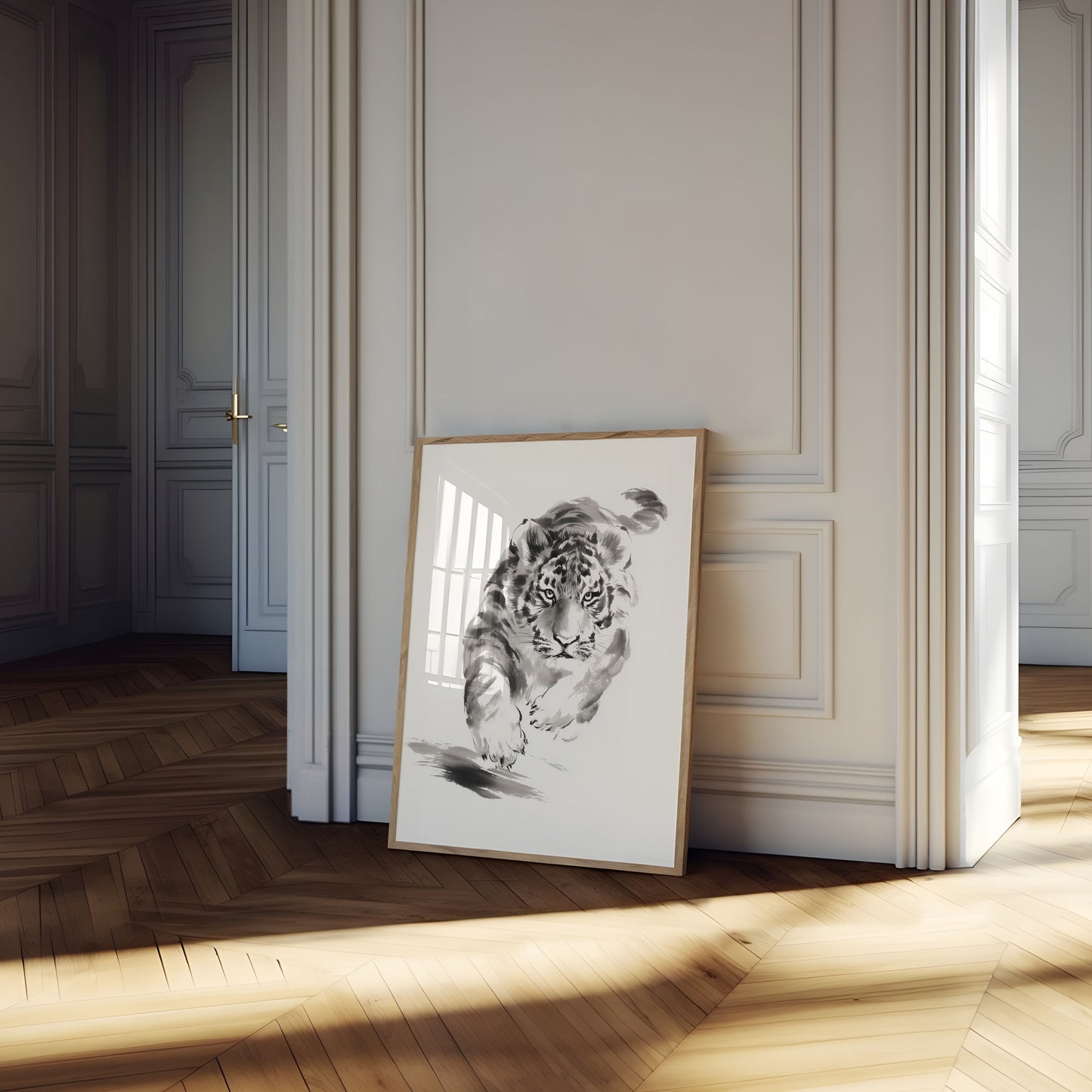 Powerful Ink Tiger Motion Poster