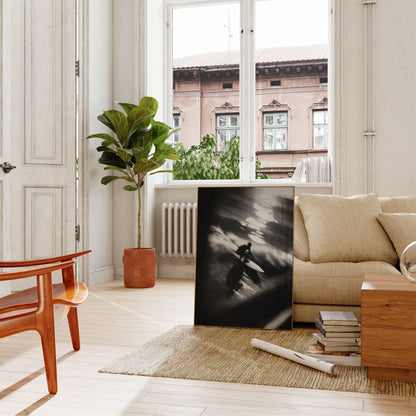 Blurred Motion Surfing Poster