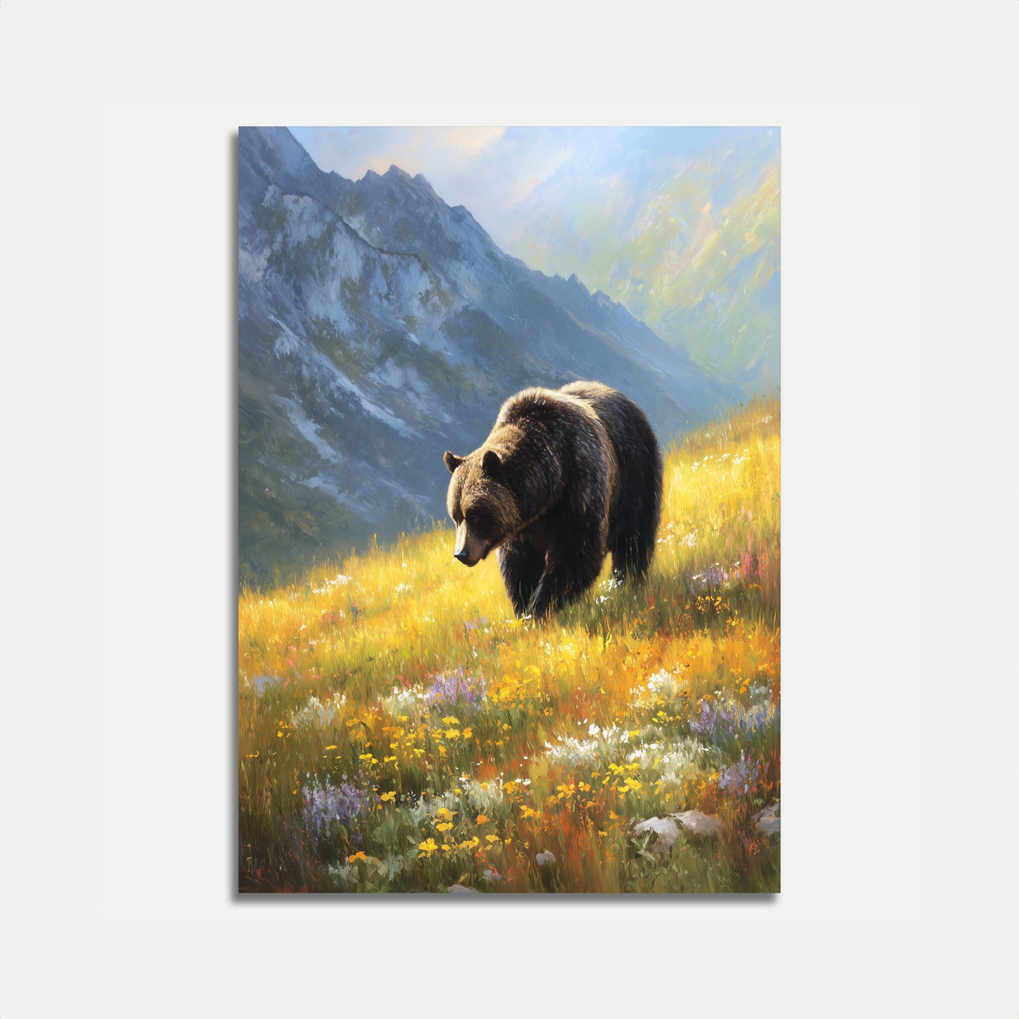 Cartaz do Urso no Prado da Montanha