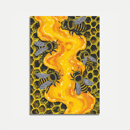 Honningcelle Buzz Bi Plakat