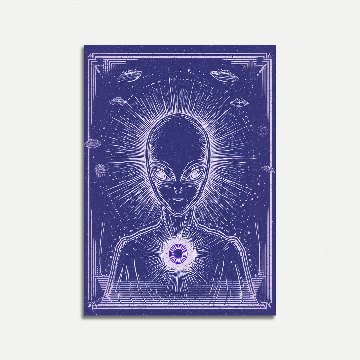 Cosmic Alien Consciousness Poster