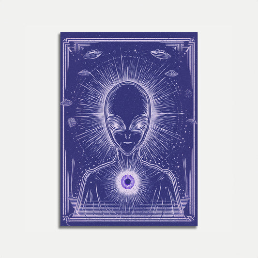 Cosmic Alien Consciousness Poster