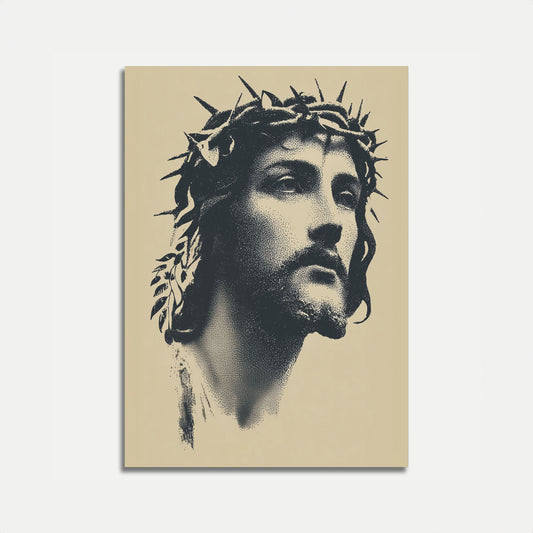 Dornenkrone Religiöses Plakat