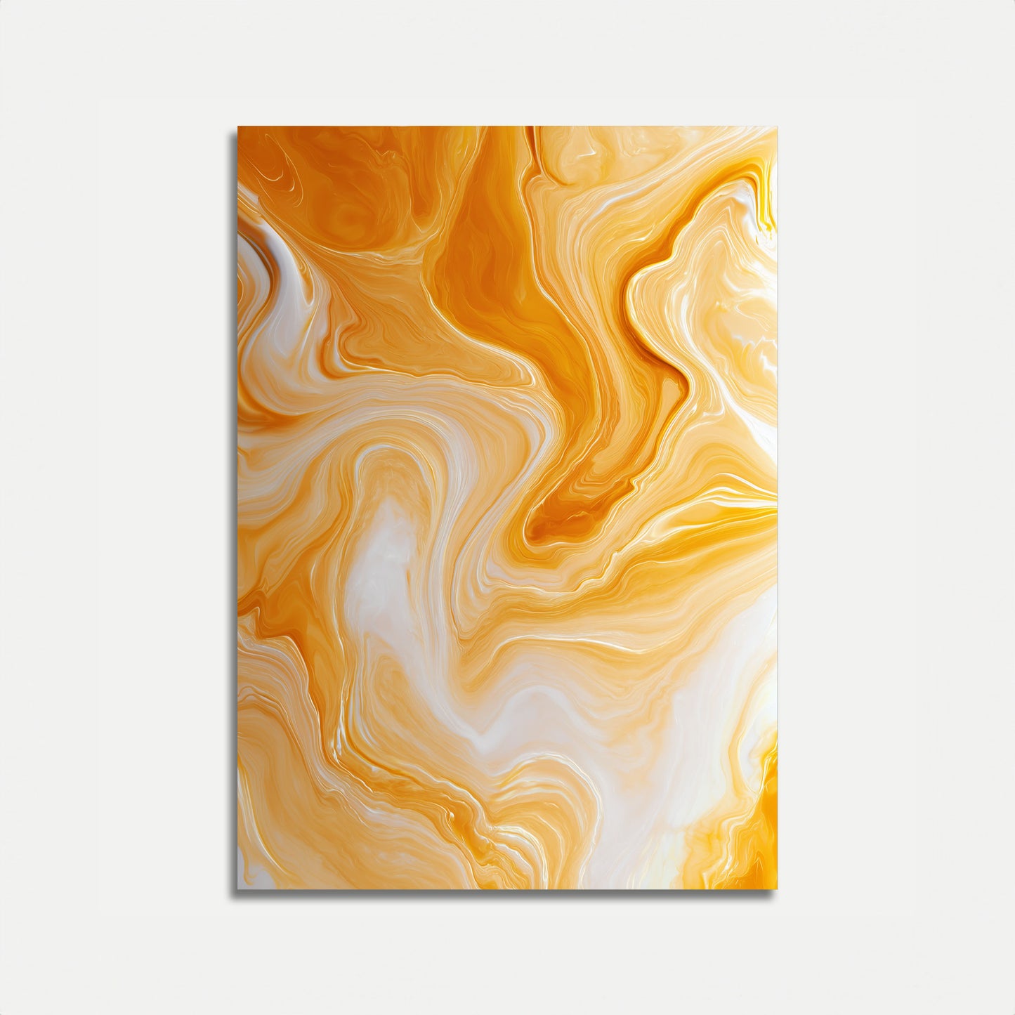 Golden Marble Flow Poster