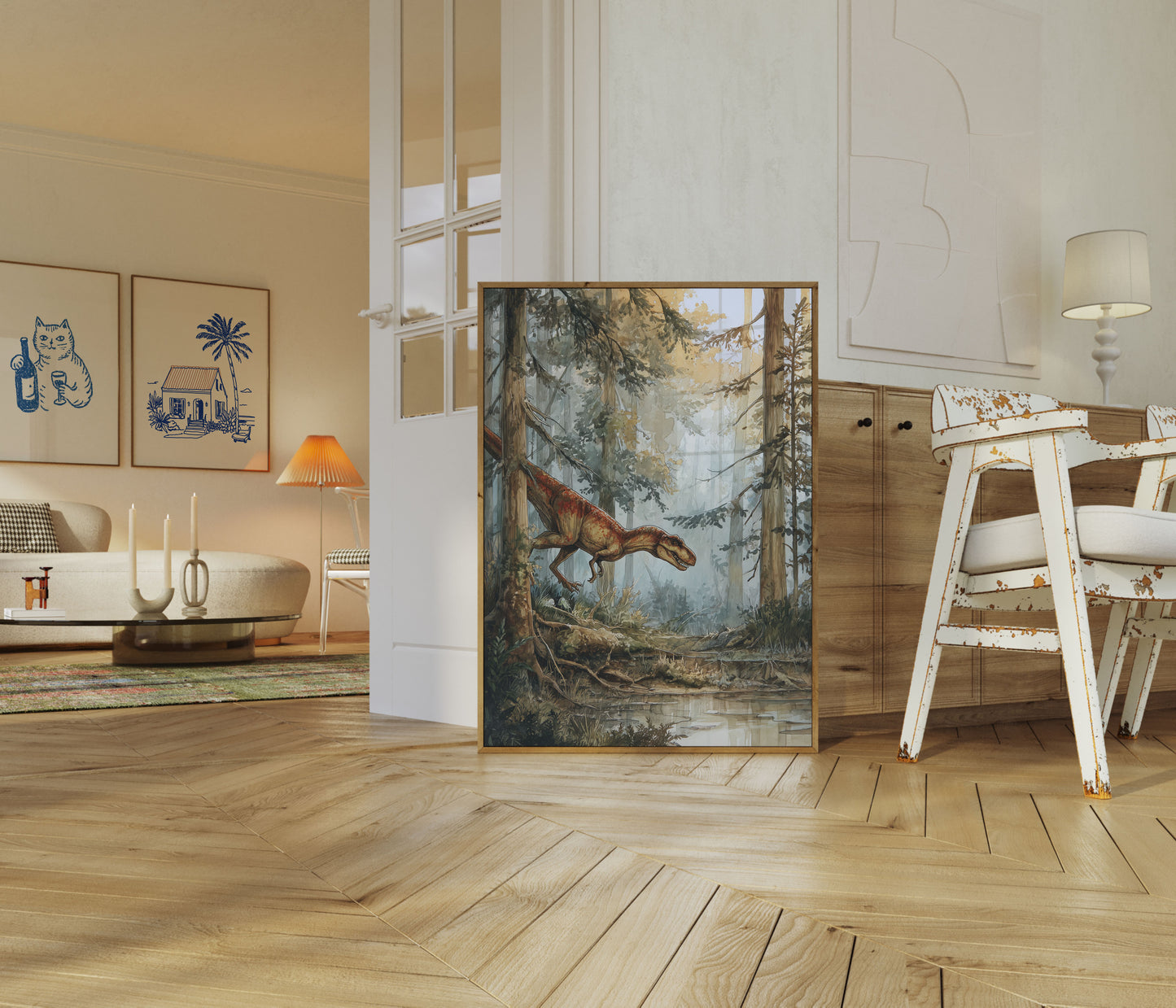 Ancient Forest Predator Poster